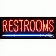 thumbnail image 1 of Arter Neon 12144 Ecomomic Neon Sign - Restrooms, Red, 1 of 1