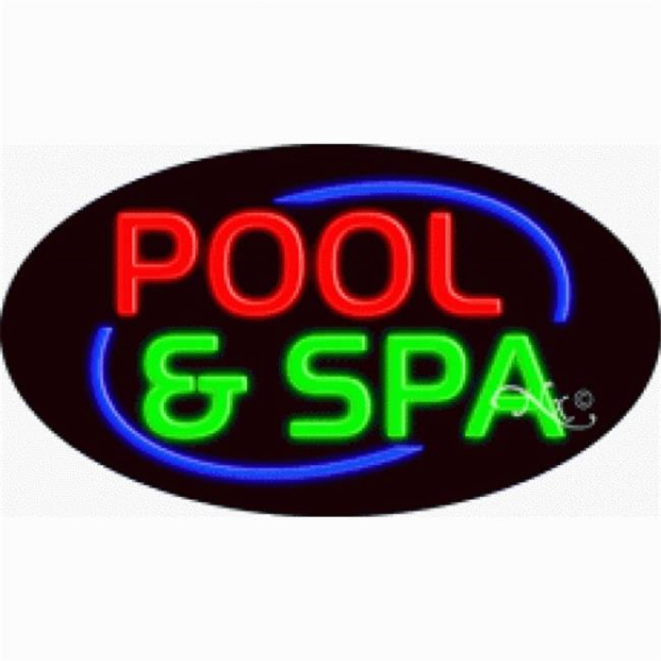 Arter Neon 14279 Flashing Neon Sign - Pool & Spa - Walmart.com