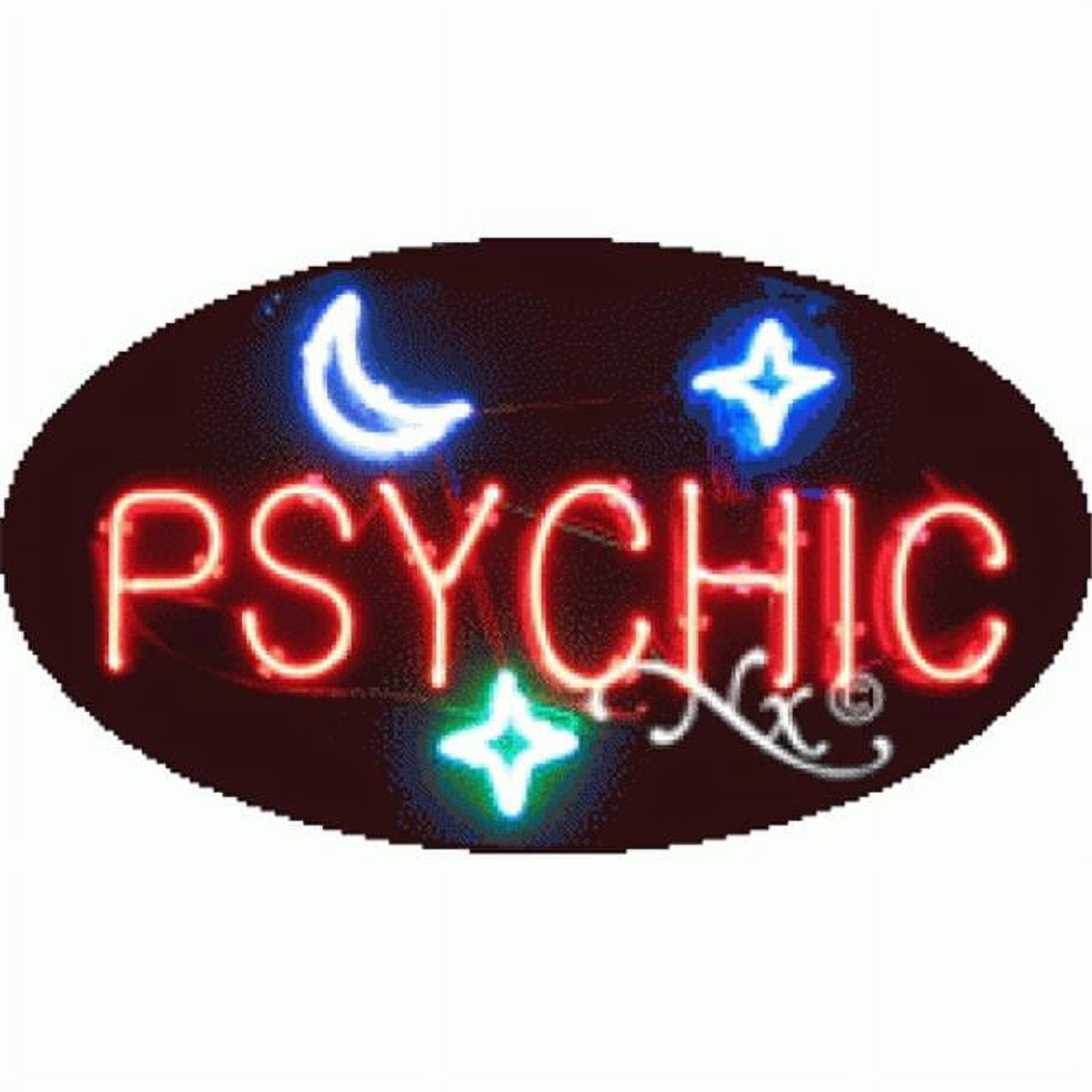 Arter Neon 14282 Flashing Neon Sign Psychic, Red