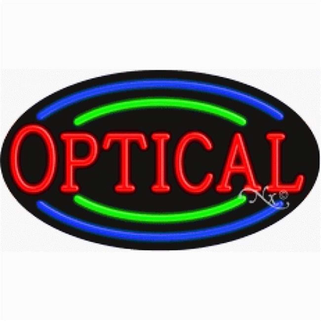 Arter Neon 14552 Flashing Neon Sign Optical, Red