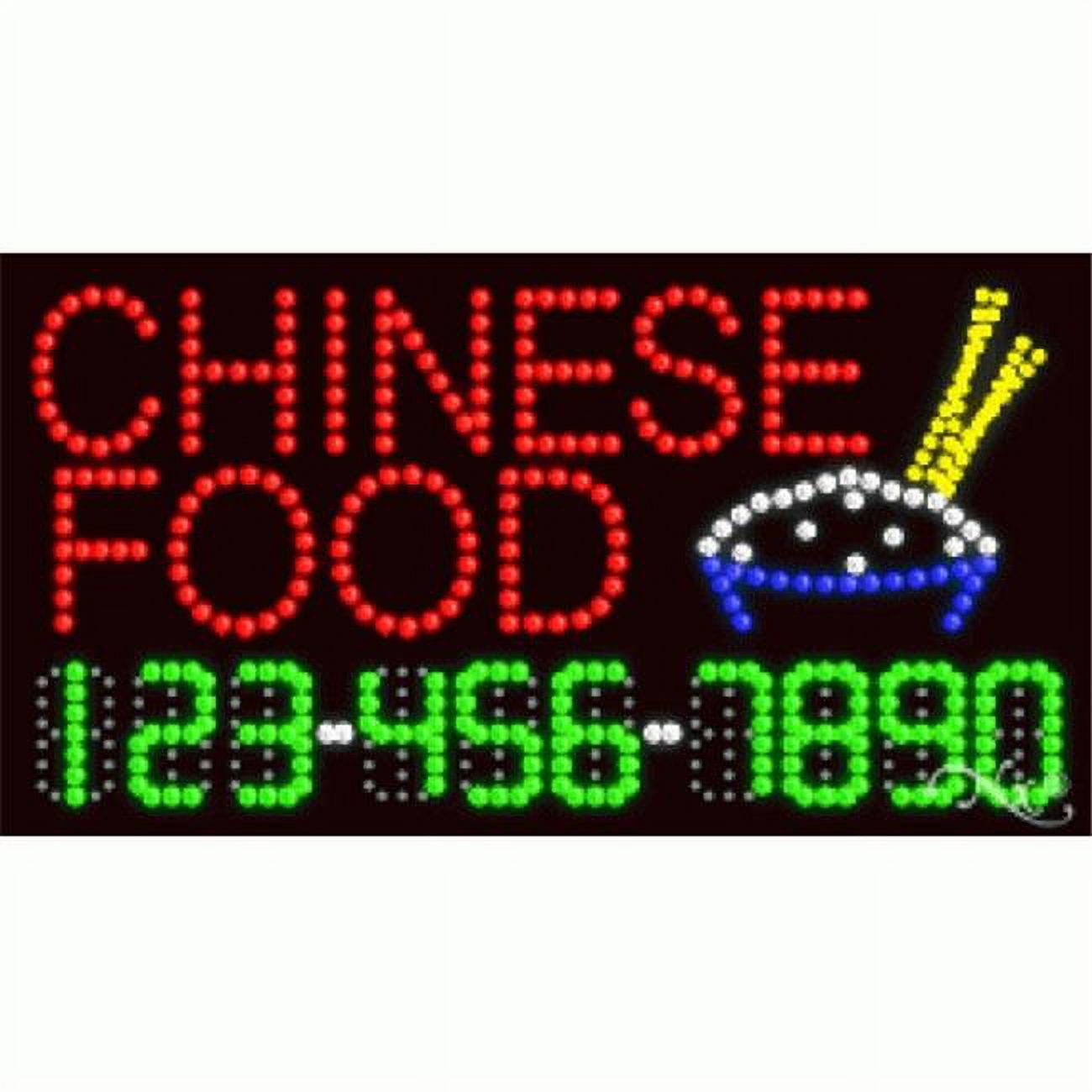 Arter Neon 25023 Catering Chinese Food