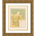 thumbnail image 1 of Artero 12x14 Gold Ornate Wood Framed with Double Matting Museum Art Print Titled - Conquest of Mexico 1519 AD to 1531 AD - Artero, 1 of 4