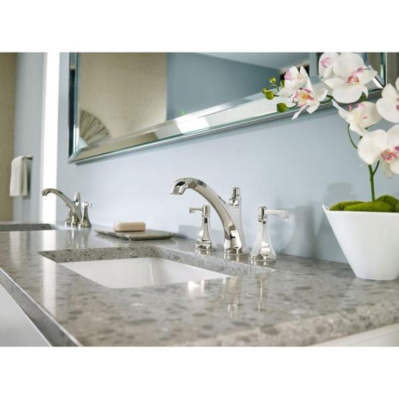 Arterra 2-Handle 8" Widespread Bathroom Faucet in Polished Nickel