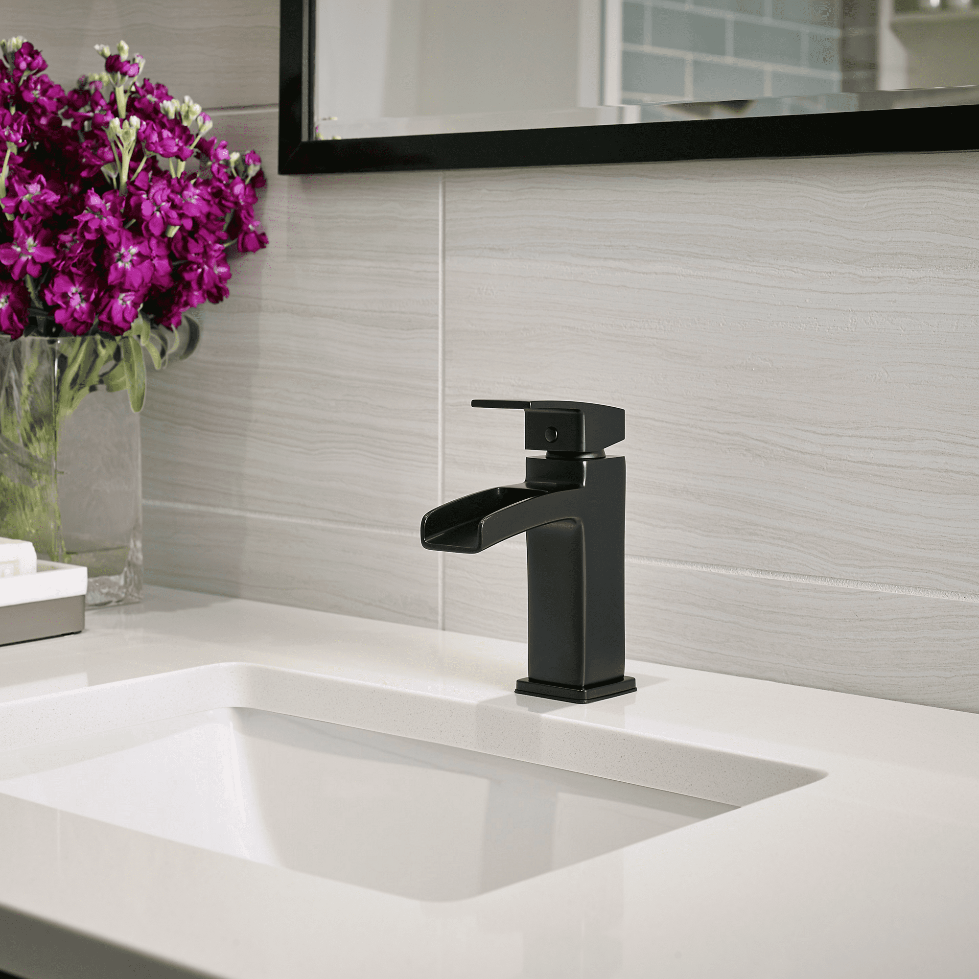 Polished Nickel Double Handle Widespread Bathroom Faucet