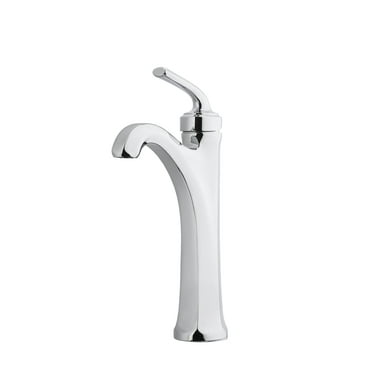 Arterra Single Control Vessel Bathroom Faucet in Polished Chrome