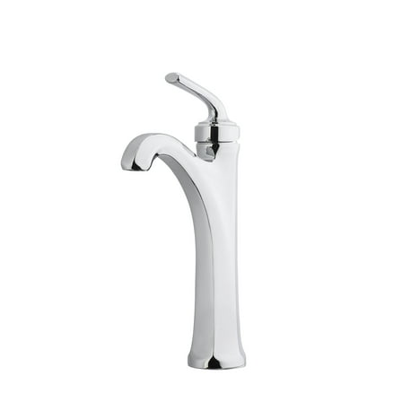 Arterra Single Control Vessel Bathroom Faucet in Polished Chrome