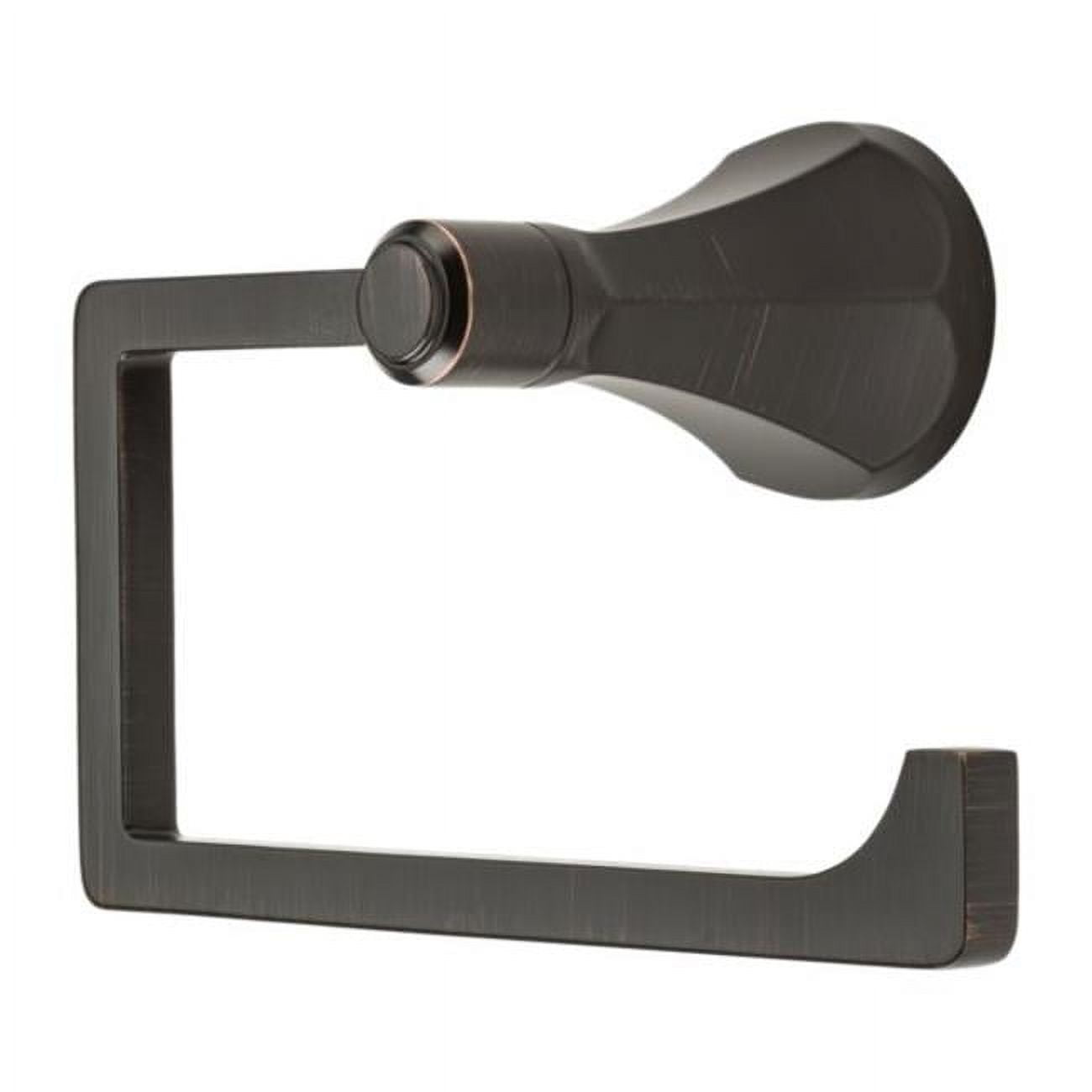 Tuscan Bronze Rectangular Wall Mounted Towel Ring