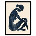 thumbnail image 1 of Artery8 Abstract Female Silhouette Minimalist Painting Living Room Art Print Framed Poster Wall Decor 12x16 inch, 1 of 3