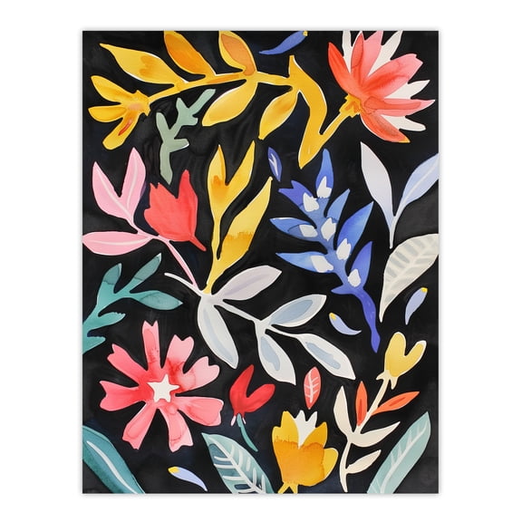 Artery8 Abstract Floral Botanical Henri Matisse Style Living Room Unframed Wall Art Print Poster Home Decor Premium