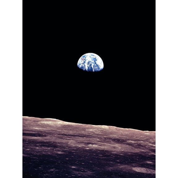 Artery8 Bill Anders Earthrise Space Photo 12" x 16" Art Print