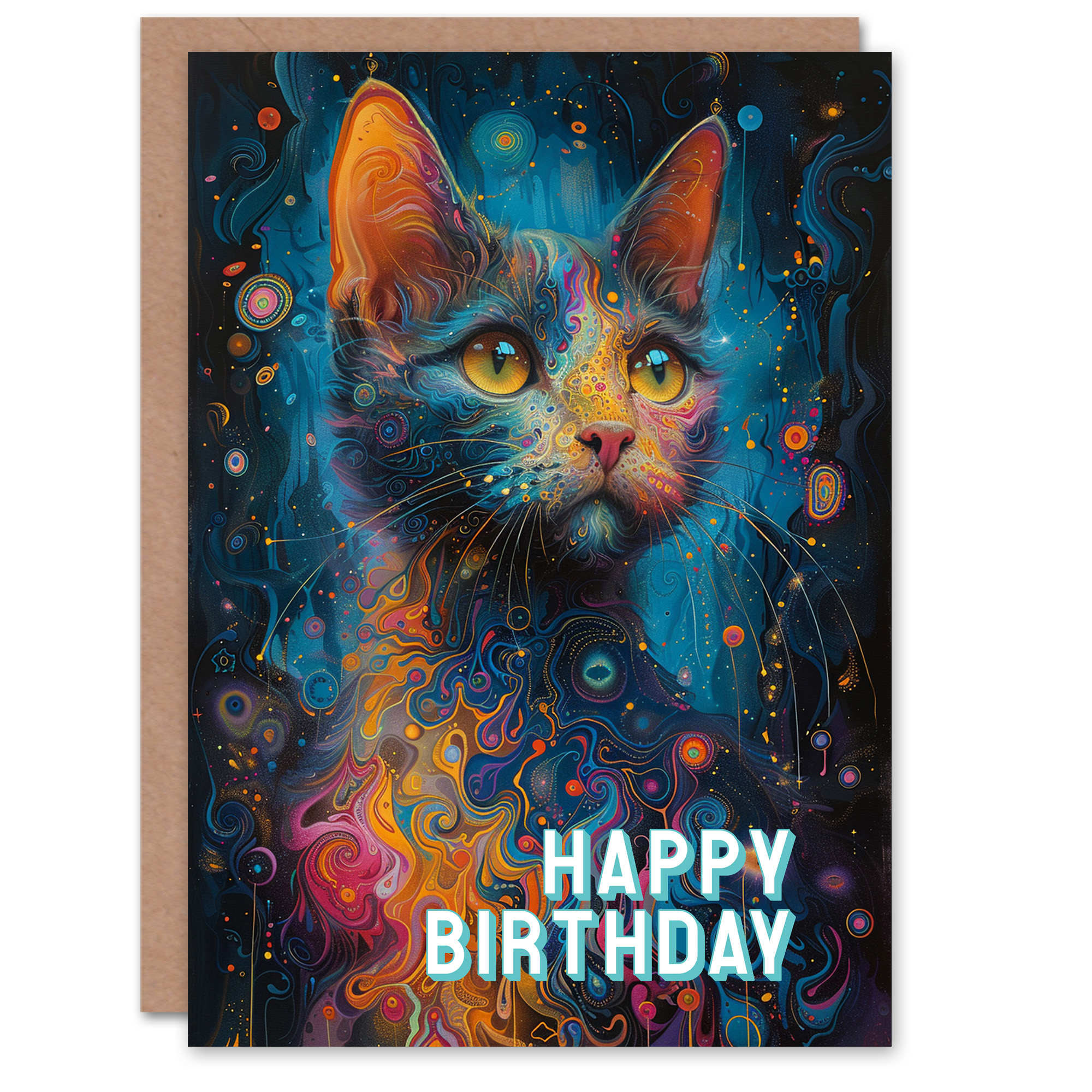 Daughter Birthday Card Bunny Dwarf Lop Rabbit TO A DARLIING