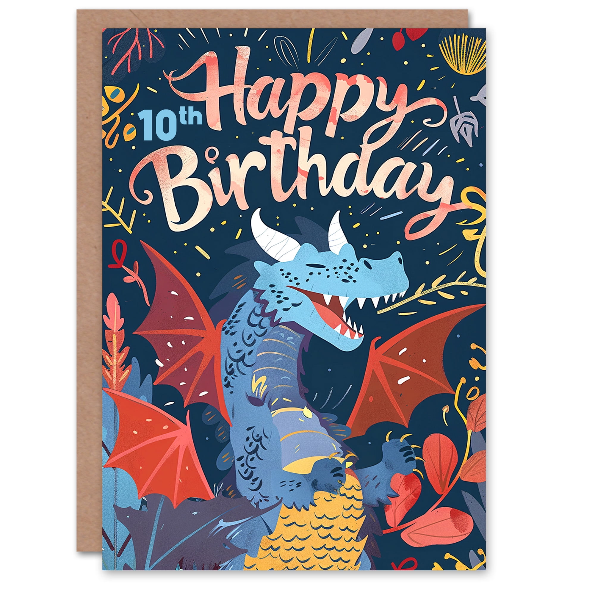 artery8-birthday-card-happy-laughing-dragon-design-fun-joy-10th-10-year-old-for-child-kids-son-daughter-greeting-card-walmart-com for Free Printable Dragon Birthday Card Artery8 Birthday Card Happy Laughing Dragon Design Fun Joy 10th 10 Year Old For Child Kids Son Daughter Greeting Card - Walmart.com for Free Printable Dragon Birthday Card