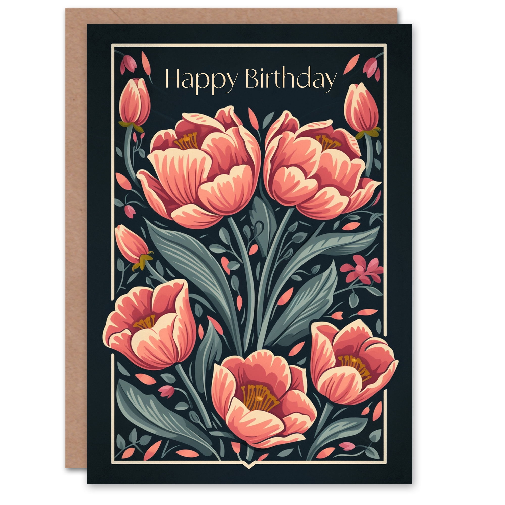 Cards | Happy Birthday Card To A Fantastic Uncle Colourful Trippy Hippy