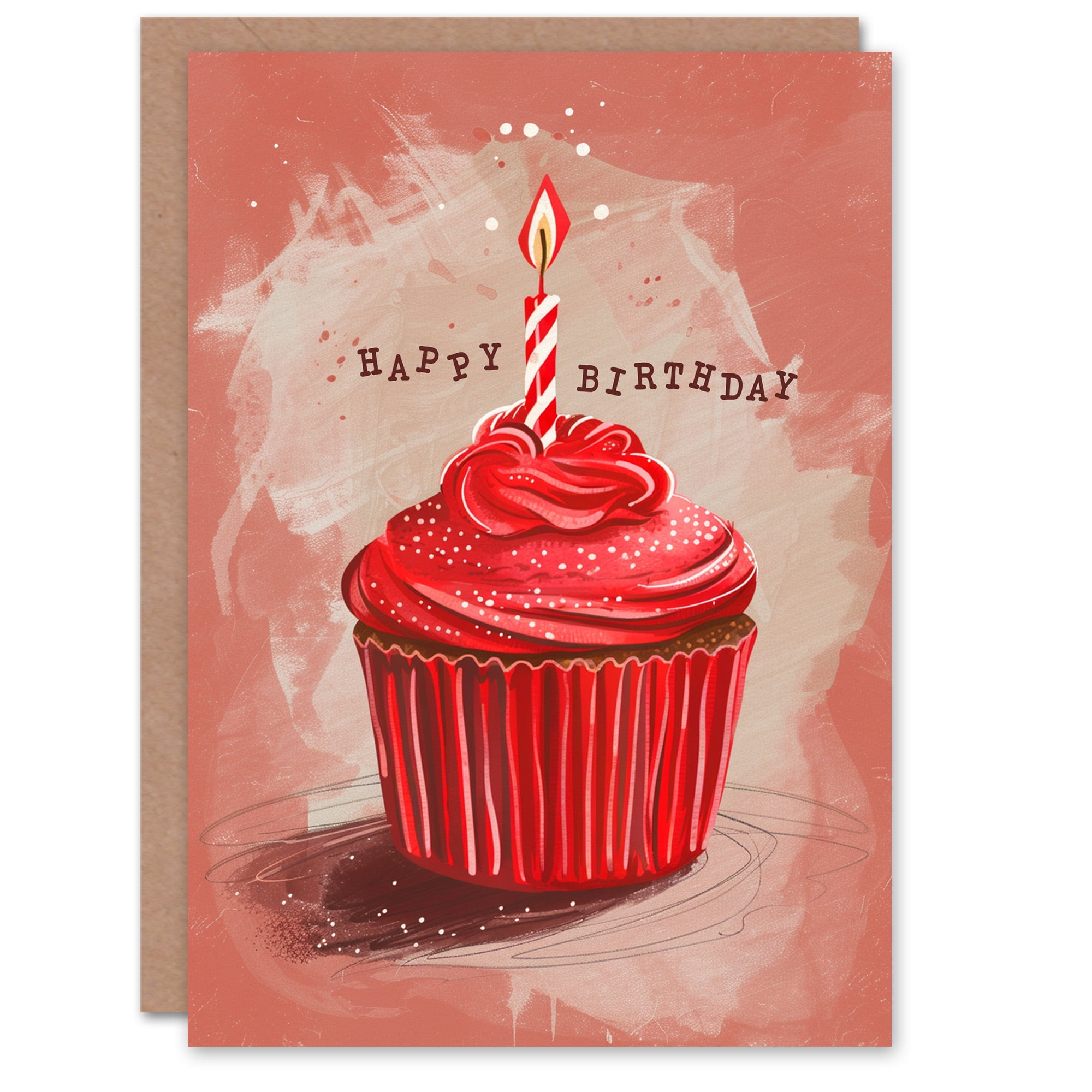 Artery8 Biglietto Di Auguri Vintage Con Giradischi Rosso 'Have A Groovy Day' - Cartolina 17,5x12,5 Cm Con Busta Per Lei (Sorella, Nonna, Moglie, Amica)