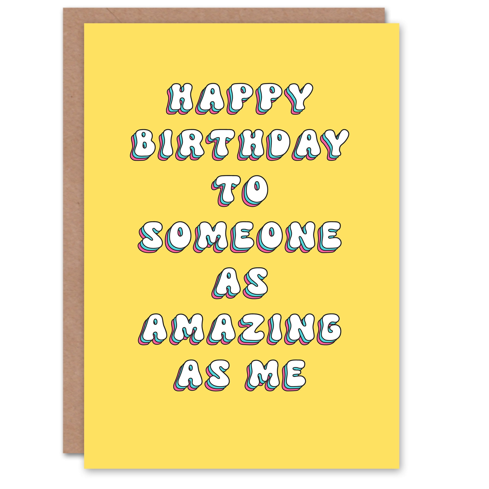 Biglietto D'Auguri Artery8 Per Compleanno - "Actual Leap Year Happy Cake For Her" Con Busta Premium, 17,5 X 12,5 Cm