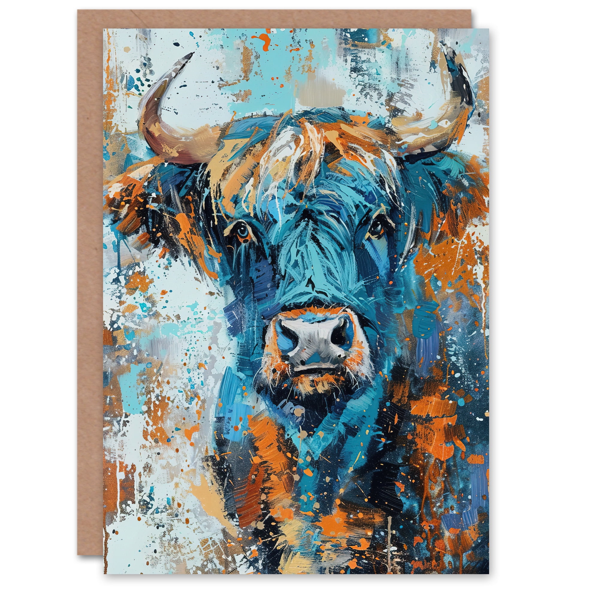Artery8 Birthday Card Stag In Trees Pun Funny Woodland Oh Deer For Him Man Male Dad Brother Son Papa Grandad Greeting Card