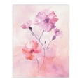 thumbnail image 1 of Artery8 Carnation Flowers Watercolour Pink Pastel Modern Living Room Unframed Wall Art Print Poster Home Decor Premium, 1 of 5