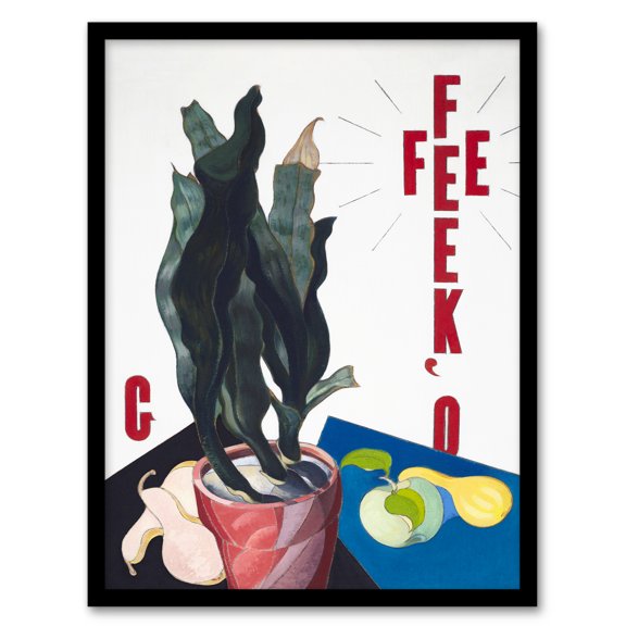 Artery8 Charles Demuth O Keeffe Stylised Poster Portrait Framed Wall Art Print Home Décor A3