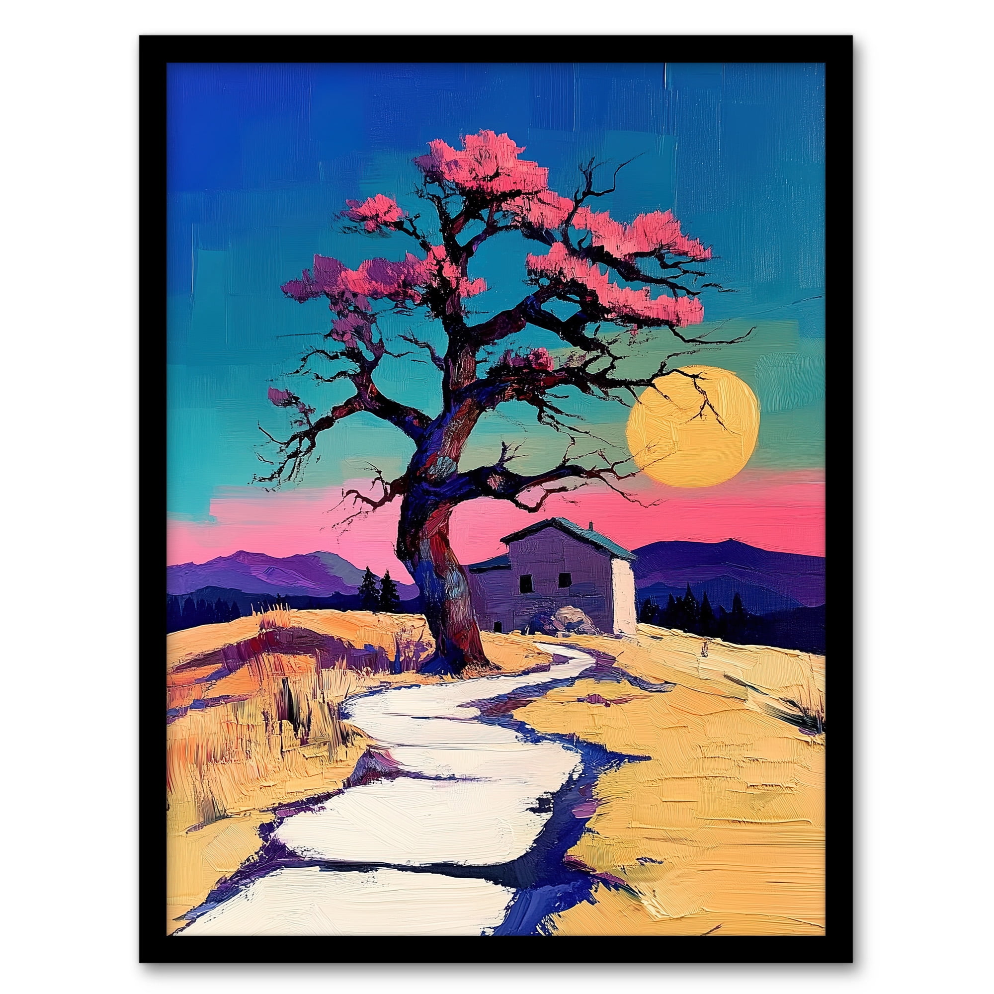 Artery8 Geburtstagskarte Im Pastell-Look | Kirschblüten-Motiv, Hochwertiges Papier | Blanko Zum Selbstgestalten