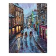 Artery8 Cyclists Tour De Yorkshire Race Modern Painting Living Room