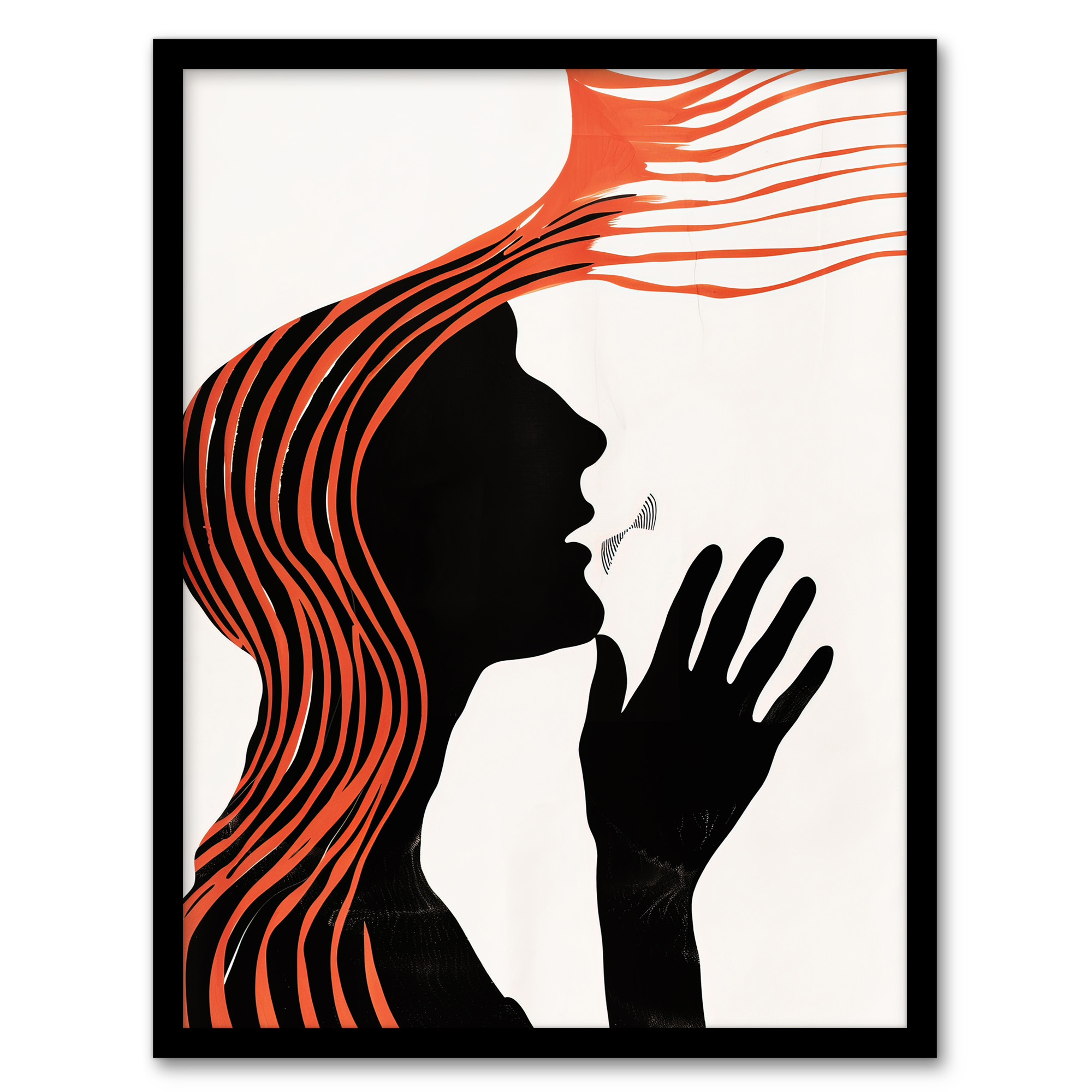 Artery8 Deaf Culture Conceptual Art Bright Abstract Living Room