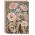 thumbnail image 1 of Artery8 Greeting Card Autumn Carnations Flowers Artwork Rustic Floral For Her Woman Birthday Card, 1 of 3
