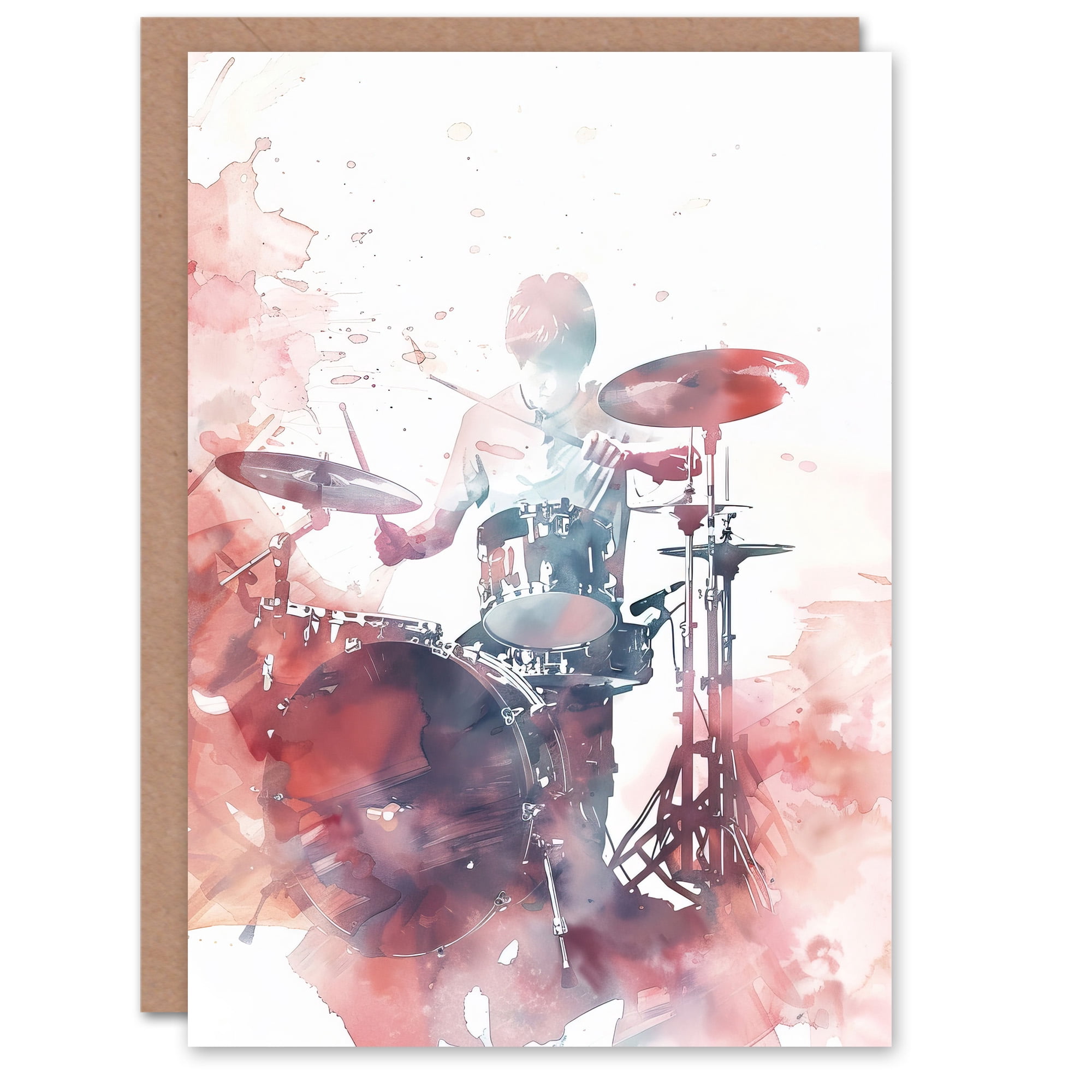 3-D Musical Greeting Card - Drum Set Design – Little Deb's Gifts