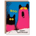 thumbnail image 1 of Artery8 Greeting Card Funny Kids Boo Happy Fun Monsters Blank For All Halloween Card, 1 of 3