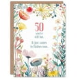 thumbnail image 1 of Artery8 Happy Flowers 50 Year Old Still Hot Flashes For Her Woman Wife Mum Sister Daughter Birthday Greeting Card, 1 of 3