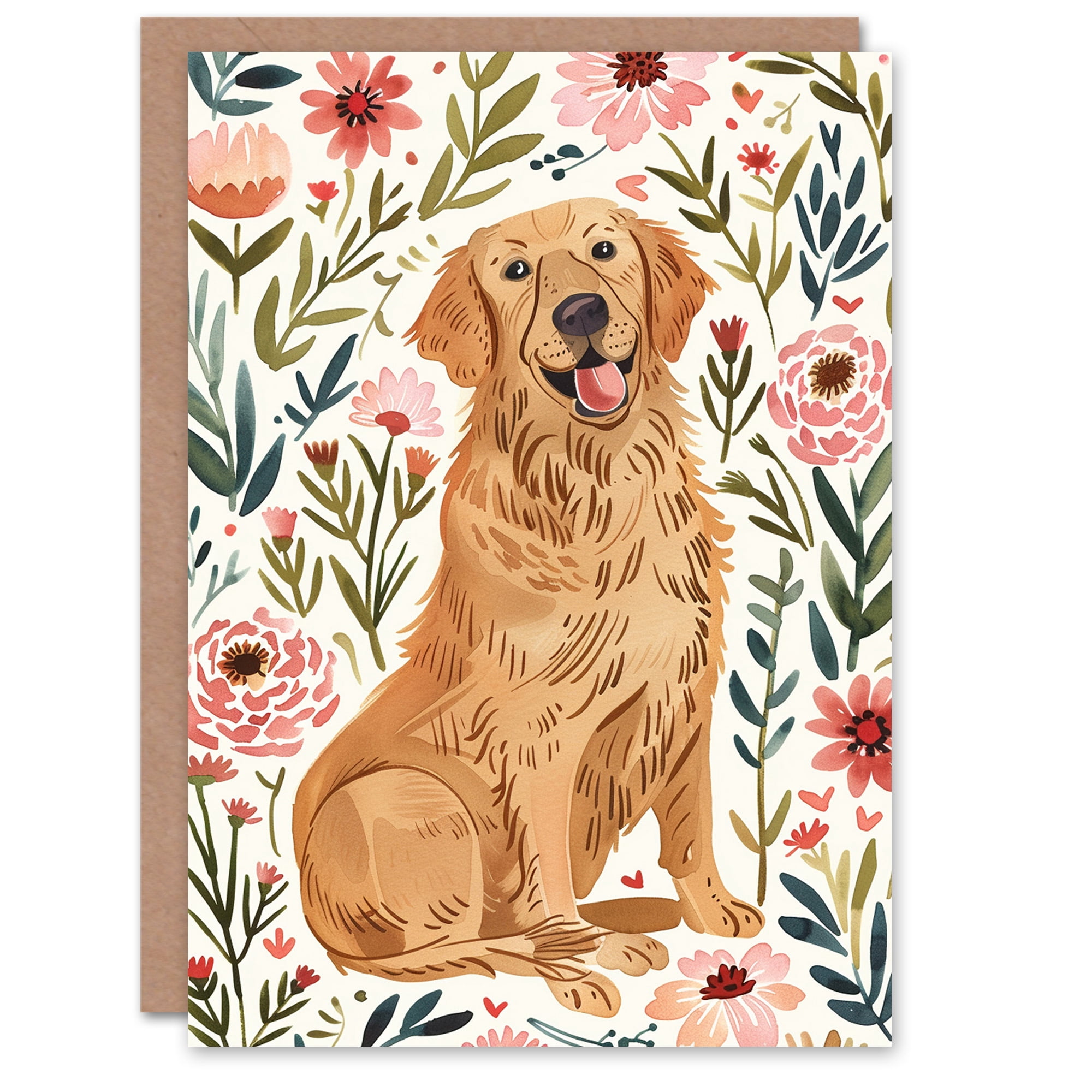 Artery8 Biglietto Auguri Compleanno Cane Yorkshire Terrier Astratto Per Donna