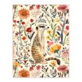 thumbnail image 1 of Artery8 Meerkat in Wild Flower Meadow Watercolour Spring Living Room Large Wall Art Poster Print Thick Paper 18X24 Inch, 1 of 3