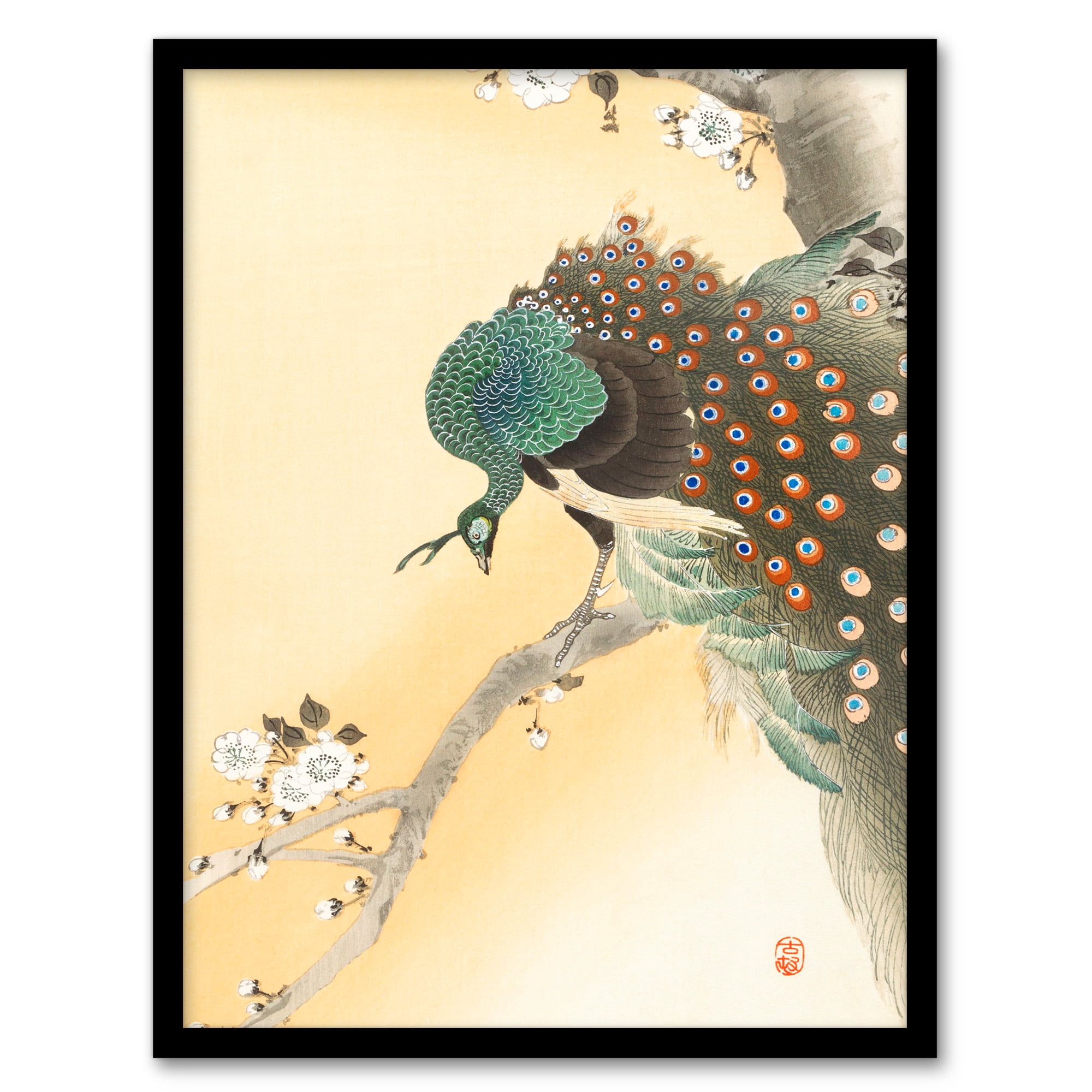 Biglietto D'Auguri Bianco Artery8 - Ciliegio In Fiore Minimal - 17,5x12,5 Cm Con Busta Premium - 4