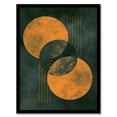 thumbnail image 1 of Artery8 Planet Eclipse Abstract Geometric Painting For Living Room Art Print Framed Poster Wall Decor 12x16 inch, 1 of 5