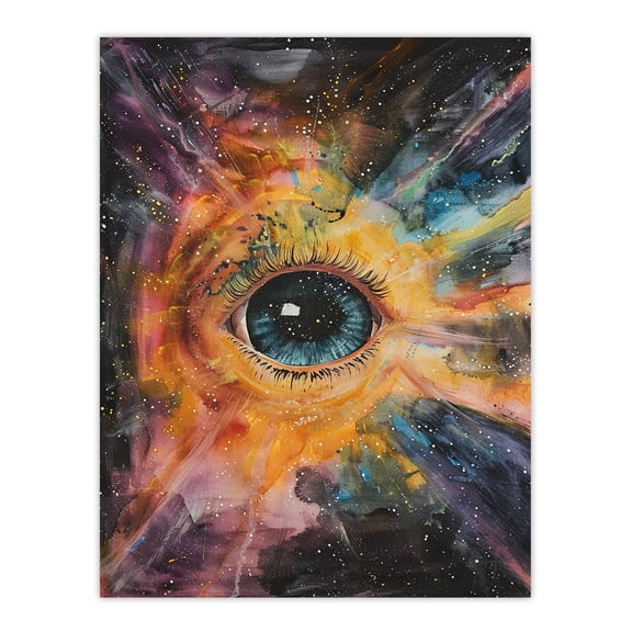 Artery8 The Eye of God Universe Starscape Concept Art Living Room Unframed Wall Art Print Poster Home Decor Premium