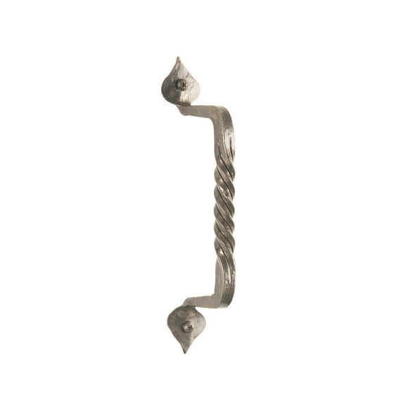 Artesano Iron Works | Home Decor Twisted Wrought Iron Door Handle/Pull 9 1/4-in by Artesano Home Decor Natural-Iron