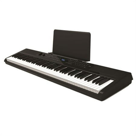 Artesia 88-Key Mobile Piano with Power Supply & Pedal, Black