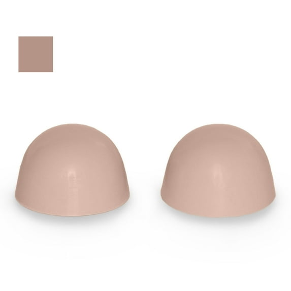 Artesian Color Replacement Plastic Toilet Bolt Caps Dome - Set of 2 - Cameo Rose