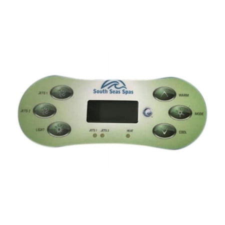 Artesian Spa 6-Button 2-Pump Spa Side Overlay