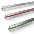 thumbnail image 1 of Arteza Triangular Architect Scale Ruler, Multicolor, 12 in, 1 of 6