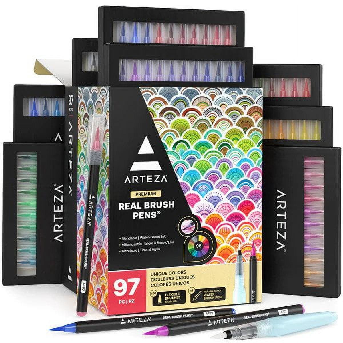 Real Brush Pens® Single Color - Pack of 4