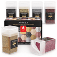 thumbnail image 1 of Arteza Fine Glitter, 1.5oz, Metallic Colors - 6 Pack, 1 of 8