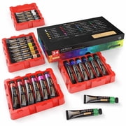 Arteza Gouache Paint, Multicolor, Set of 24, 12 mL