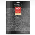 Arteza Graphite Transfer Paper, 9 x 13 Inches, 60 Sheets, Gray Carbon