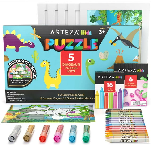 Arteza Kids Dinosaurs Jigsaw Puzzle Set - 32 Pieces