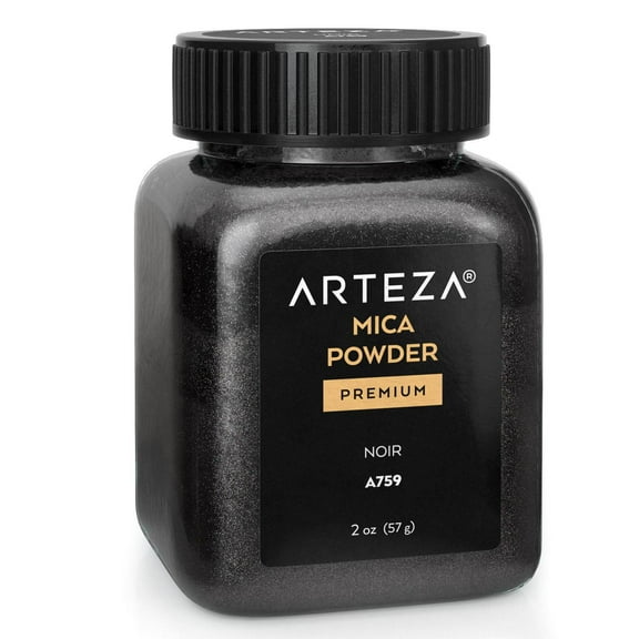 Arteza Mica Powder 57g, Single Color, Noir - A759 (ARTZ-3508)