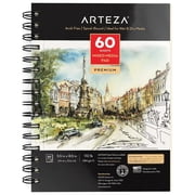 Arteza 5.5" x 8.5" Mixed Media Pad, 60 Sheets