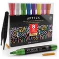 thumbnail image 1 of Arteza Non-Toxic Liquid Chalk Paint Markers, Metallic, for Chalk Board, Washable - 8 Pack, 1 of 8