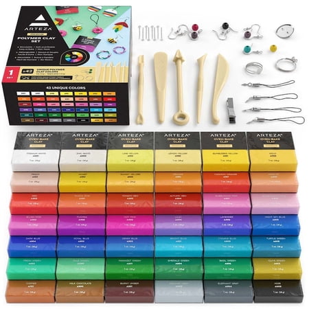 Arteza Polymer Clay Art Supply Set , Tools & Accessories, Set of 42 price history and forecast - Arteza ARTZ-8196