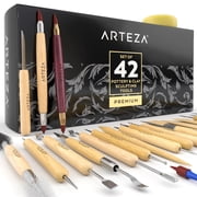 Arteza Pottery and Clay Sculpting Tools Art Supply Set, Set of 42