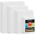 thumbnail image 1 of Arteza Premium Canvas Panels, White, Rectangular, Multi Value Pack Multiple Sizes, Blank Canvas Boards for Painting - 28 Pack, 1 of 4